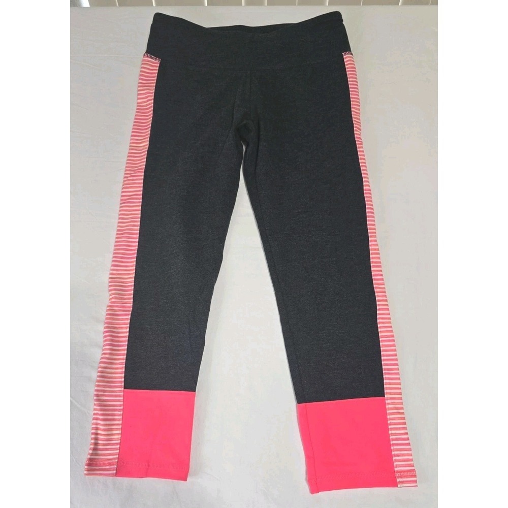 SO Women's Small Yoga Capris Gray/Pink/White